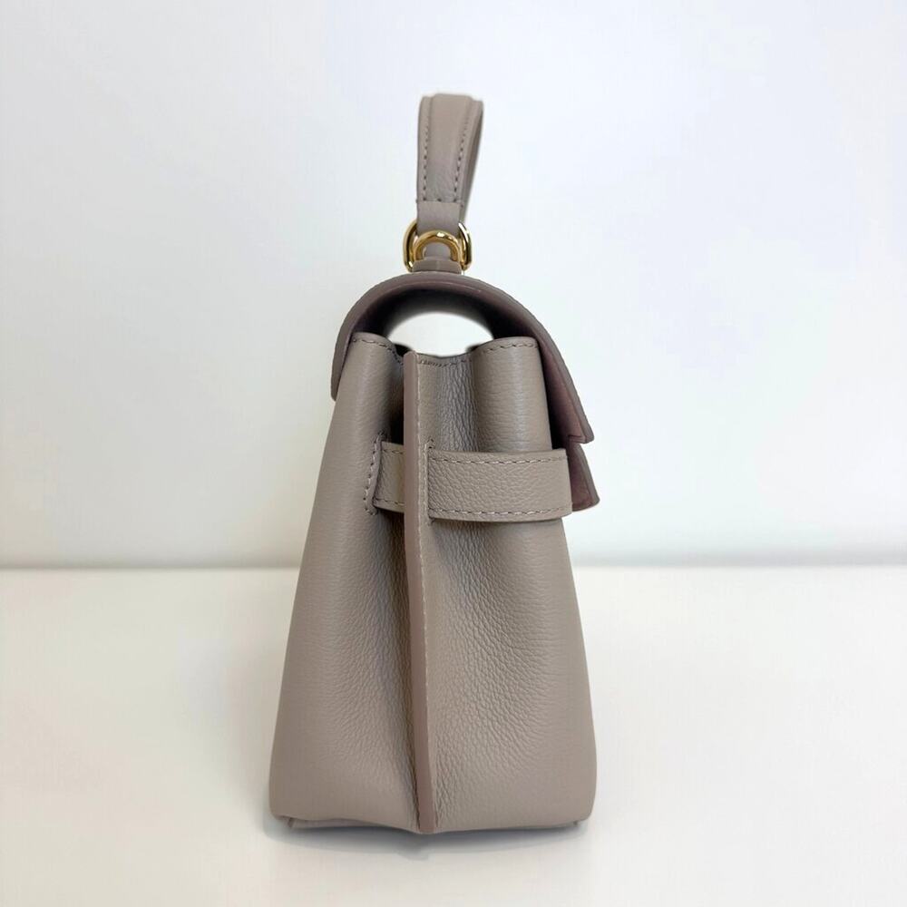 Louis Vuitton Lock Me Ever Greige Leather Mini Bag with Gold LV Hardware Handbag - Picture 3 of 15